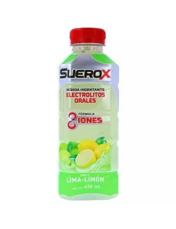 Suerox 8Iones Lima-Limon Botella Con 630 mL