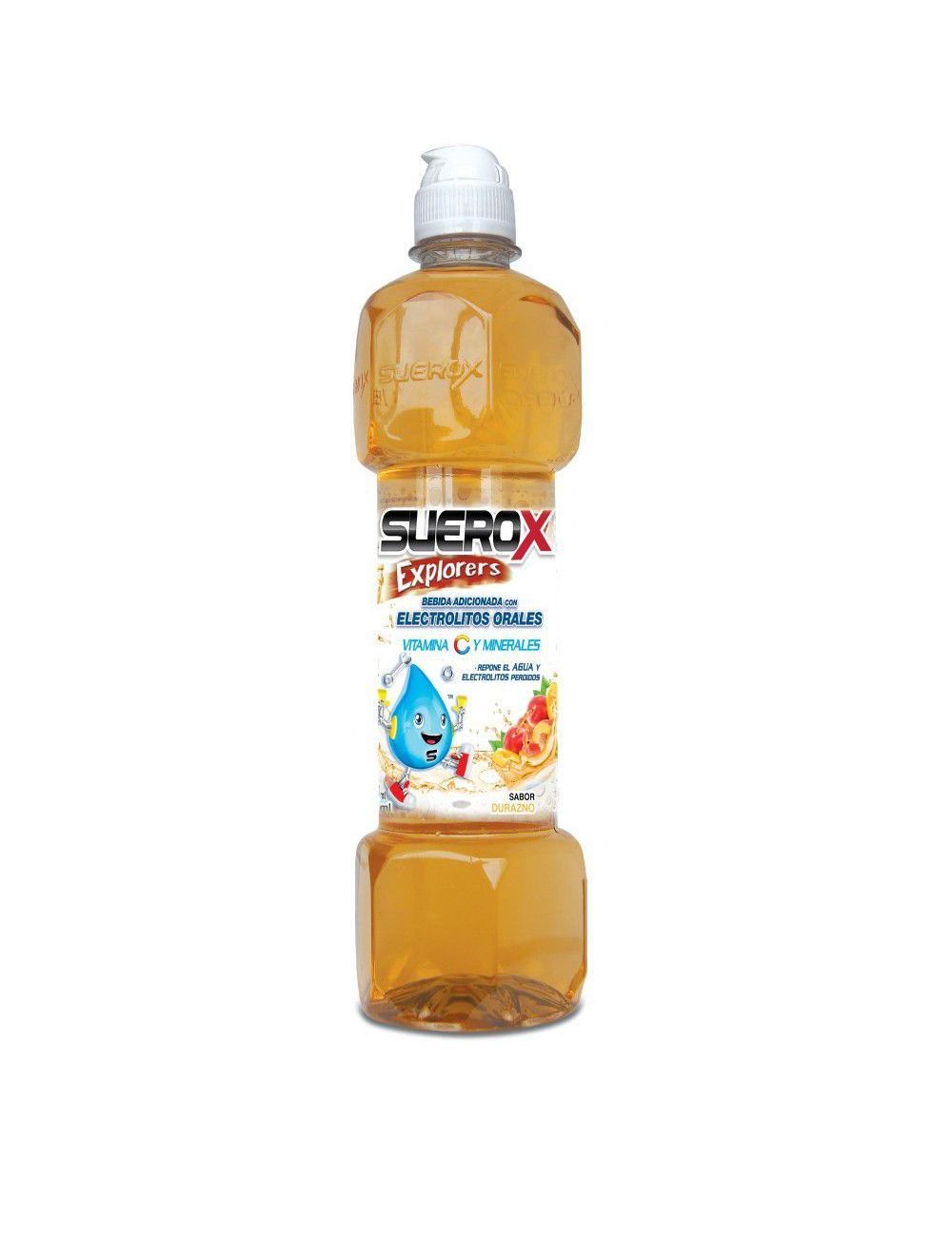 Suerox Explorers Durazno Botella Con 500 mL