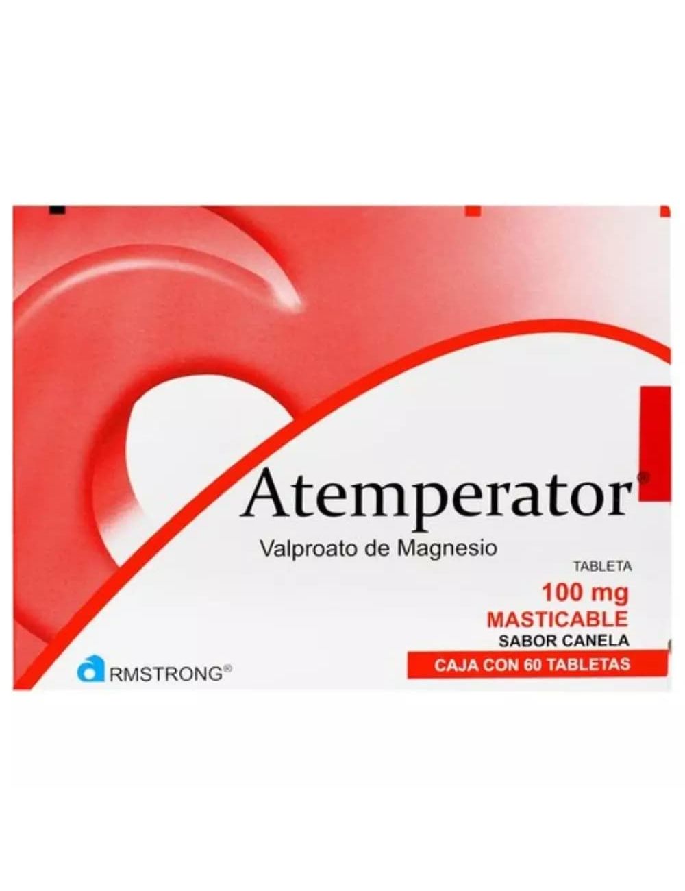 Atemperator 100 mg Caja Con 60 Tabletas Masticables