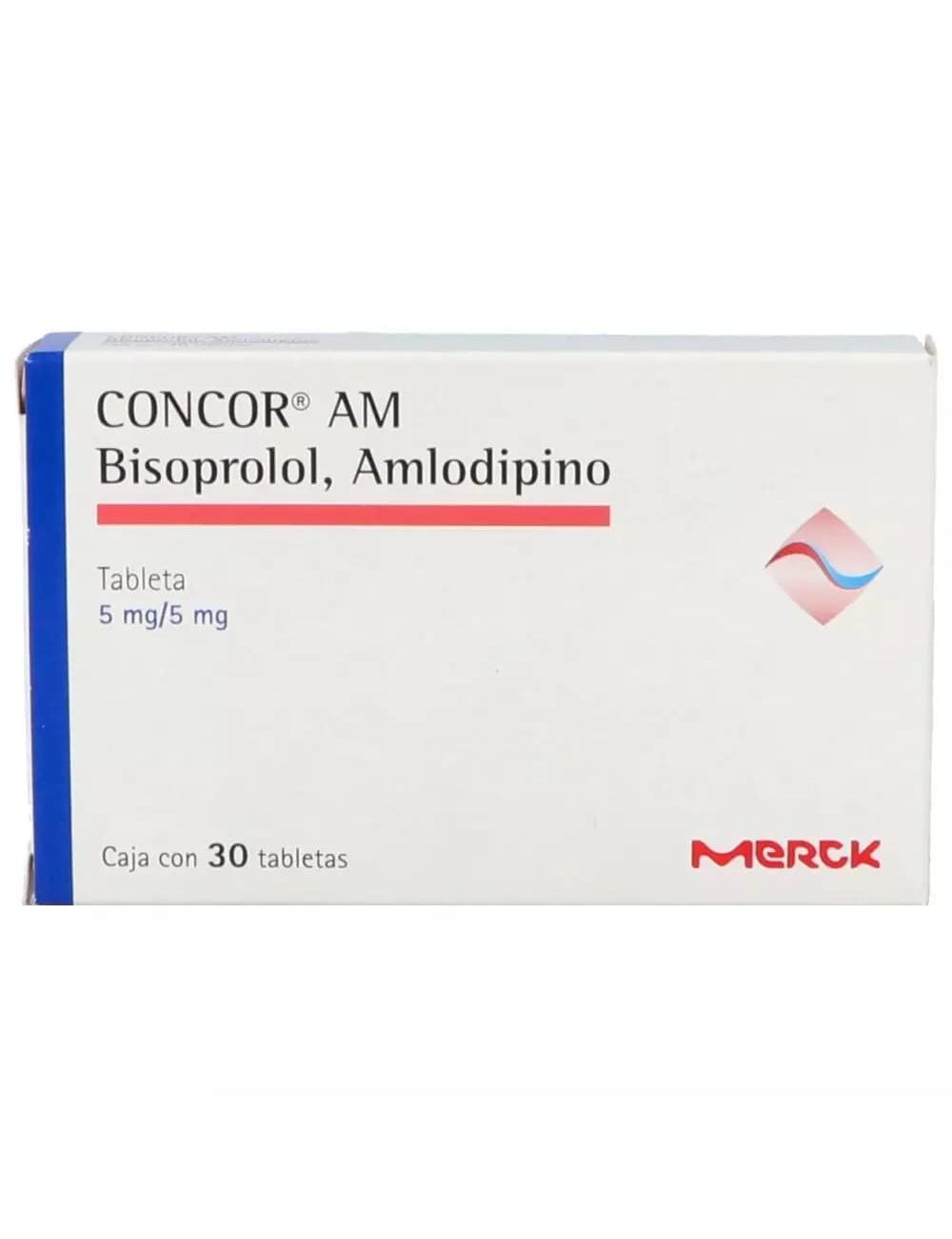 Concor Am 5 mg / 5 mg Caja Con 30 Tabletas