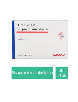 Concor Am 5 mg / 5 mg Caja Con 30 Tabletas