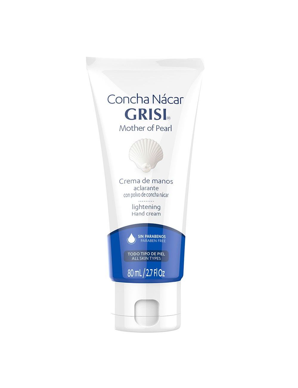 Crema Grisi Concha Nacár Para Manos 80 mL