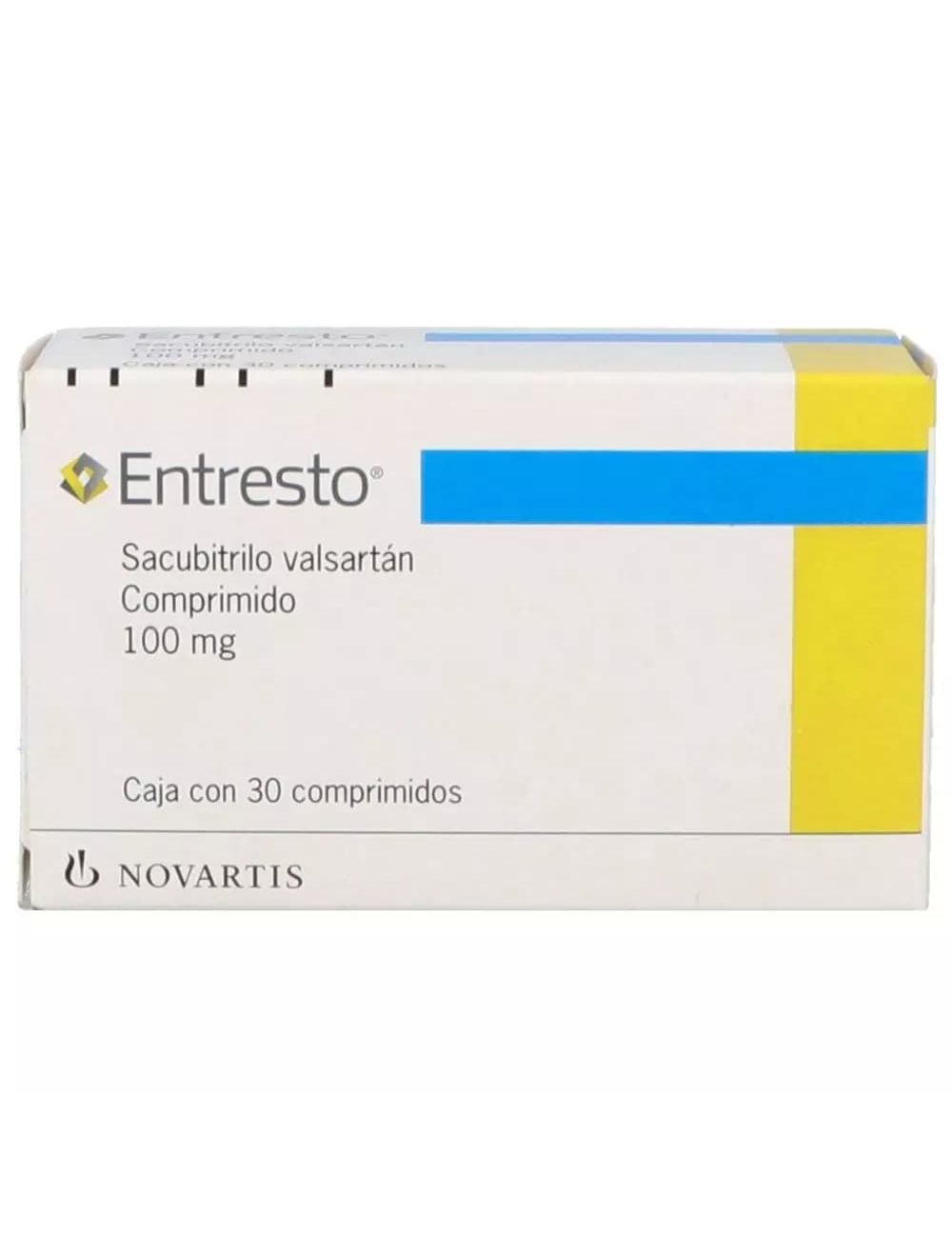 Entresto 100 mg Caja Con 30 Comprimidos