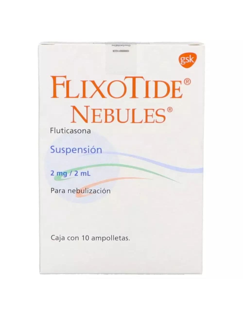 Flixotide Nebules 2 mg / 2 mL Caja Con 10 Ampolletas