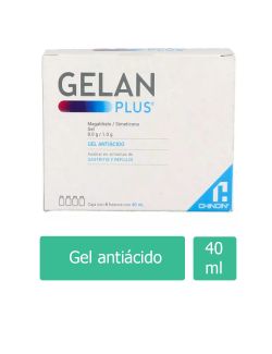 Gelan Plus 8 g/1g Caja Con 4 Frascos 40 mL