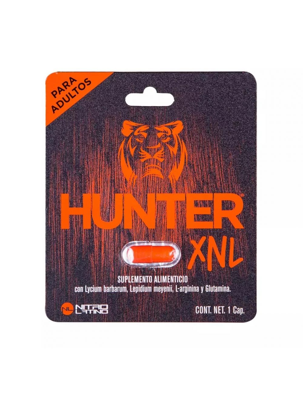 Hunter XNL 500 mg. Suplemento Alimenticio