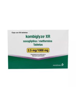 Kombiglyze XR 2.5 mg / 1000 mg Caja Con 56 Tabletas