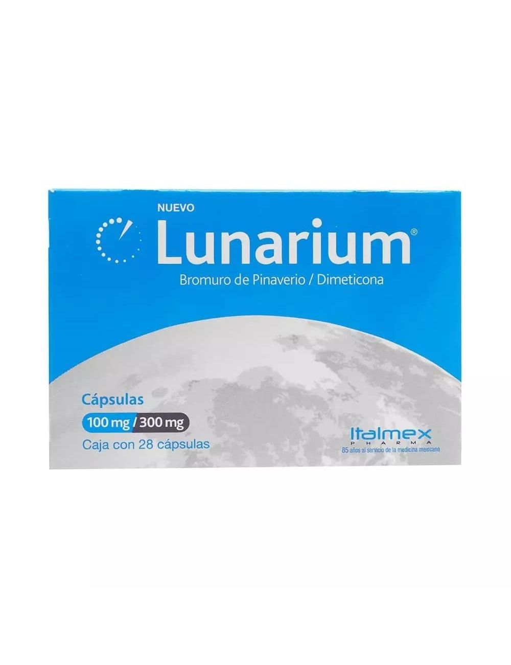 Lunarium 100 / 300 mg Caja Con 28 Cápsulas