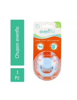 Chupon Evenflo Ortod Cristal 1