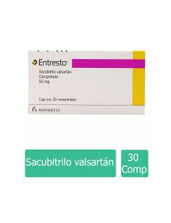 Entresto 50 mg Caja Con 30 Comprimidos
