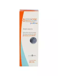 Estericide Antiséptico Bucofaríngeo Solución Pediátrica Caja Con Frasco 60 mL