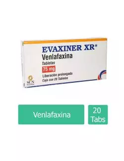 Evaxiner Xr 75 mg Caja Con 20 Tabletas