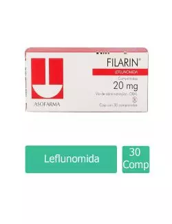 Filarin 20 mg Caja Con 30 Comprimidos