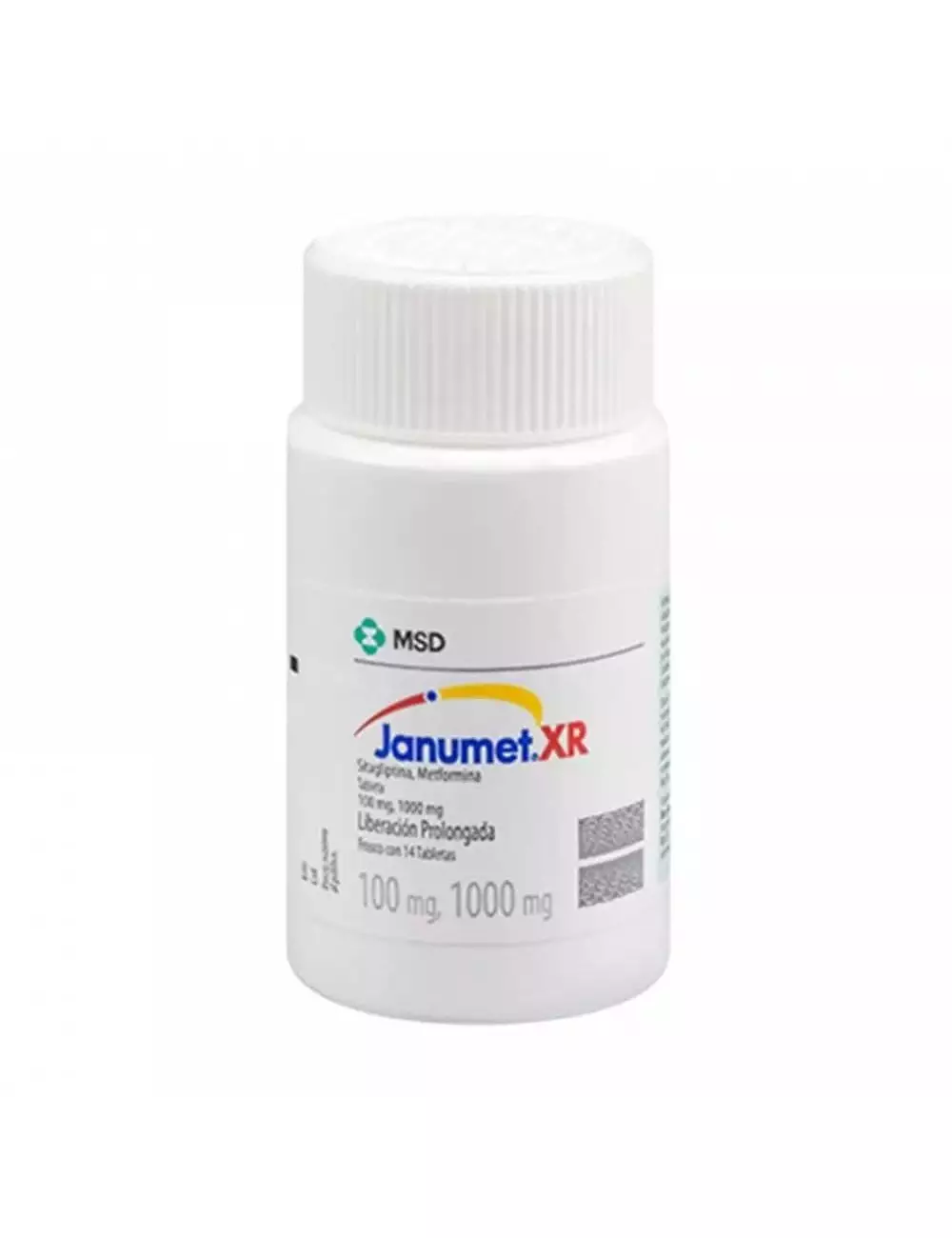 Janumet XR 100 mg/1000 mg Con 14 Tabletas