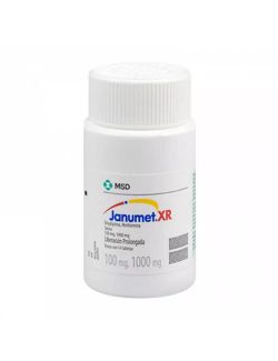 Janumet XR 100 mg/1000 mg Con 14 Tabletas