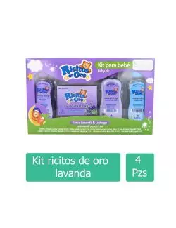 Kit Ricitos De Oro Lavanda Estuche con 4 piezas