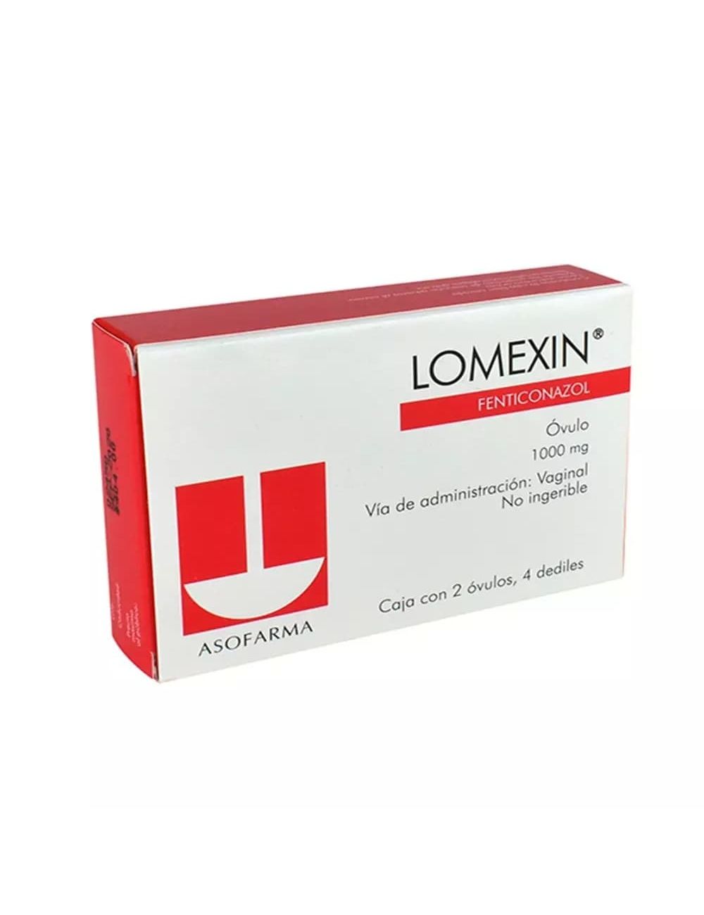 Lomexin 1000 mg Caja Con 2 Óvulos