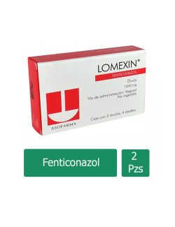 Lomexin 1000 mg Caja Con 2 Óvulos