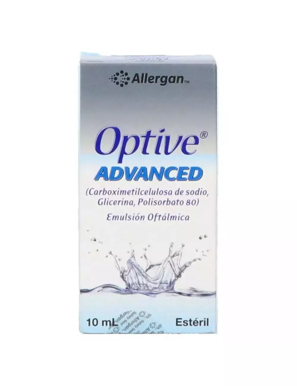 Optive Advanced Solución Oftálmica Estéril Caja Con Frasco Con 10 mL