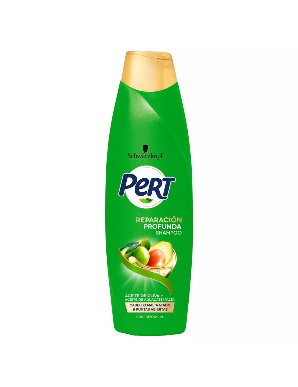 Shampoo Pert Con Aceite De Oliva + Aceite De Aguacate Envase Con 400 mL