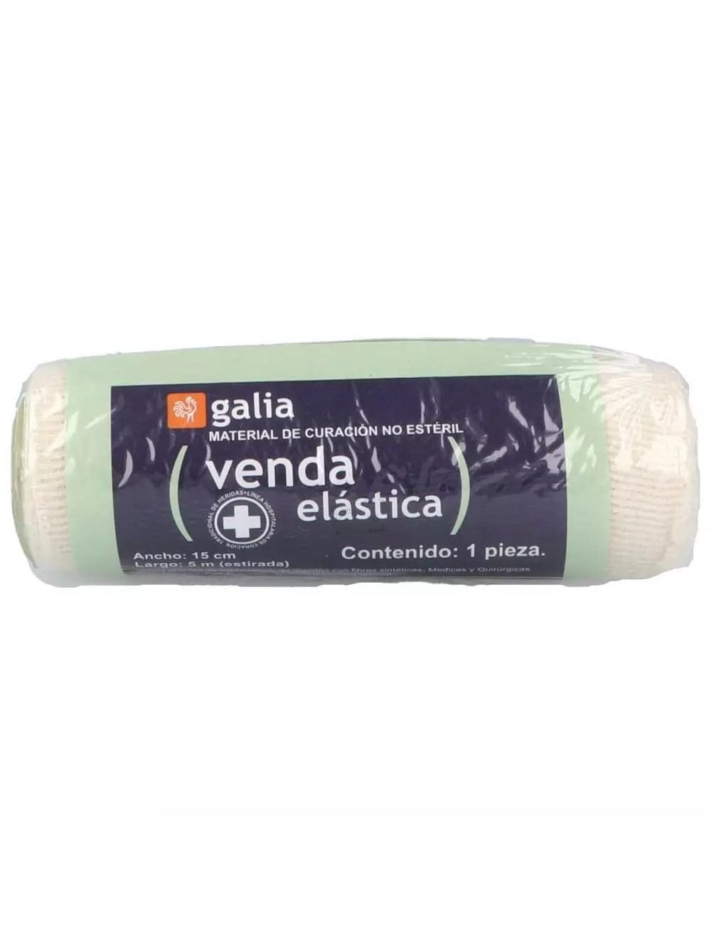 Venda Elastica Galia 15 cm X 5 m Paquete Con 1 Pieza