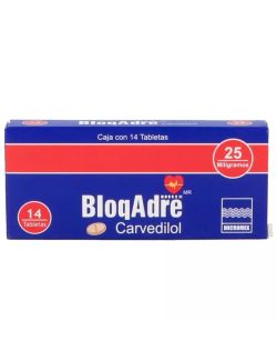 BloqAdre 25 mg Caja Con 14 Tabletas