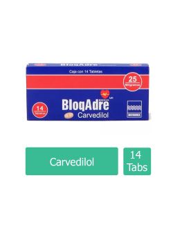 BloqAdre 25 mg Caja Con 14 Tabletas