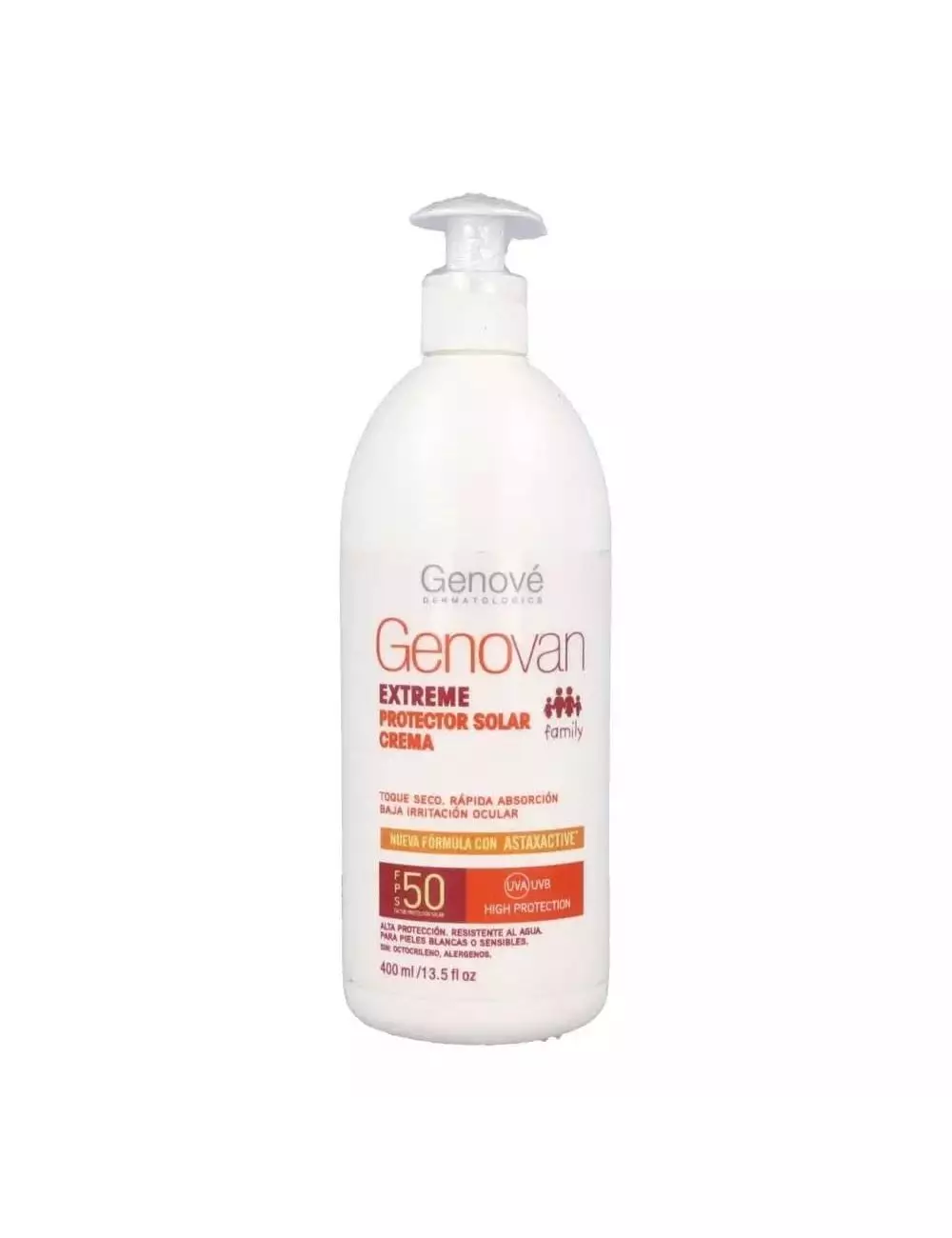 Genovan Extreme Family Spf 50 Botella Con 400 mL