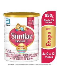 FRM-Similac Isomil 1 Polvo Lata Con 850 g