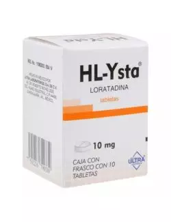 HL-Ysta 10 mg Caja Con 10 Tabletas  Loratadina