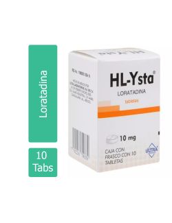 HL-Ysta 10 mg Caja Con 10 Tabletas  Loratadina
