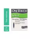 One Touch Select Tiras Reactivas Caja Con 25 Piezas