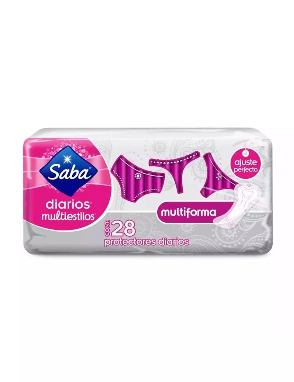 Saba Pantiprotectores Multiforma Con 28 Piezas