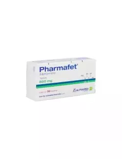 Pharmafet 850 mg Caja Con 30 Tabletas