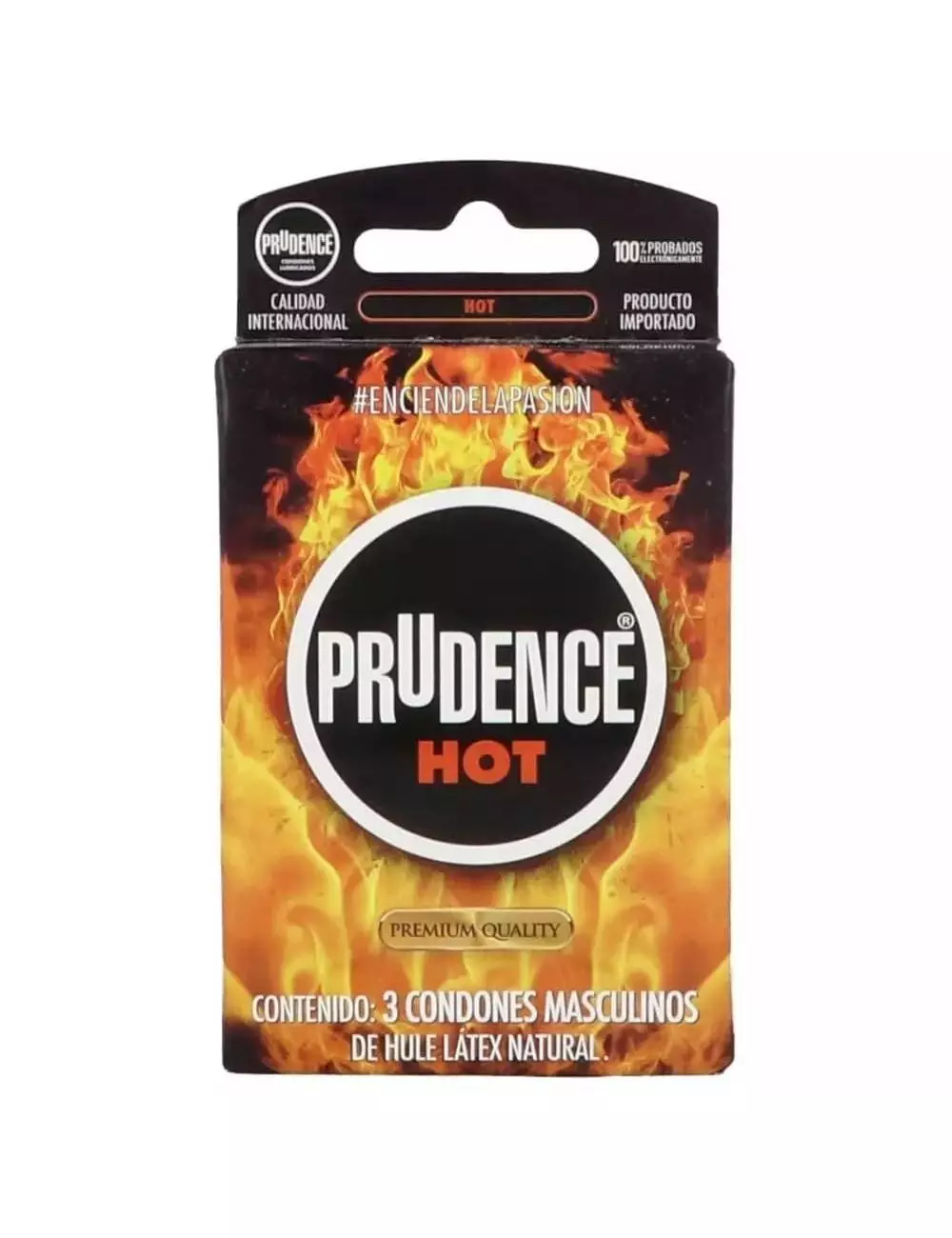 Preservativo Prudence Hot Caja Con 3 Condones