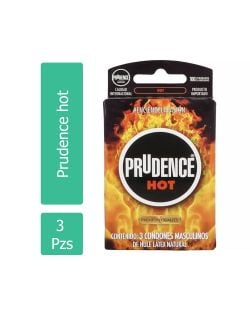 Preservativo Prudence Hot Caja Con 3 Condones