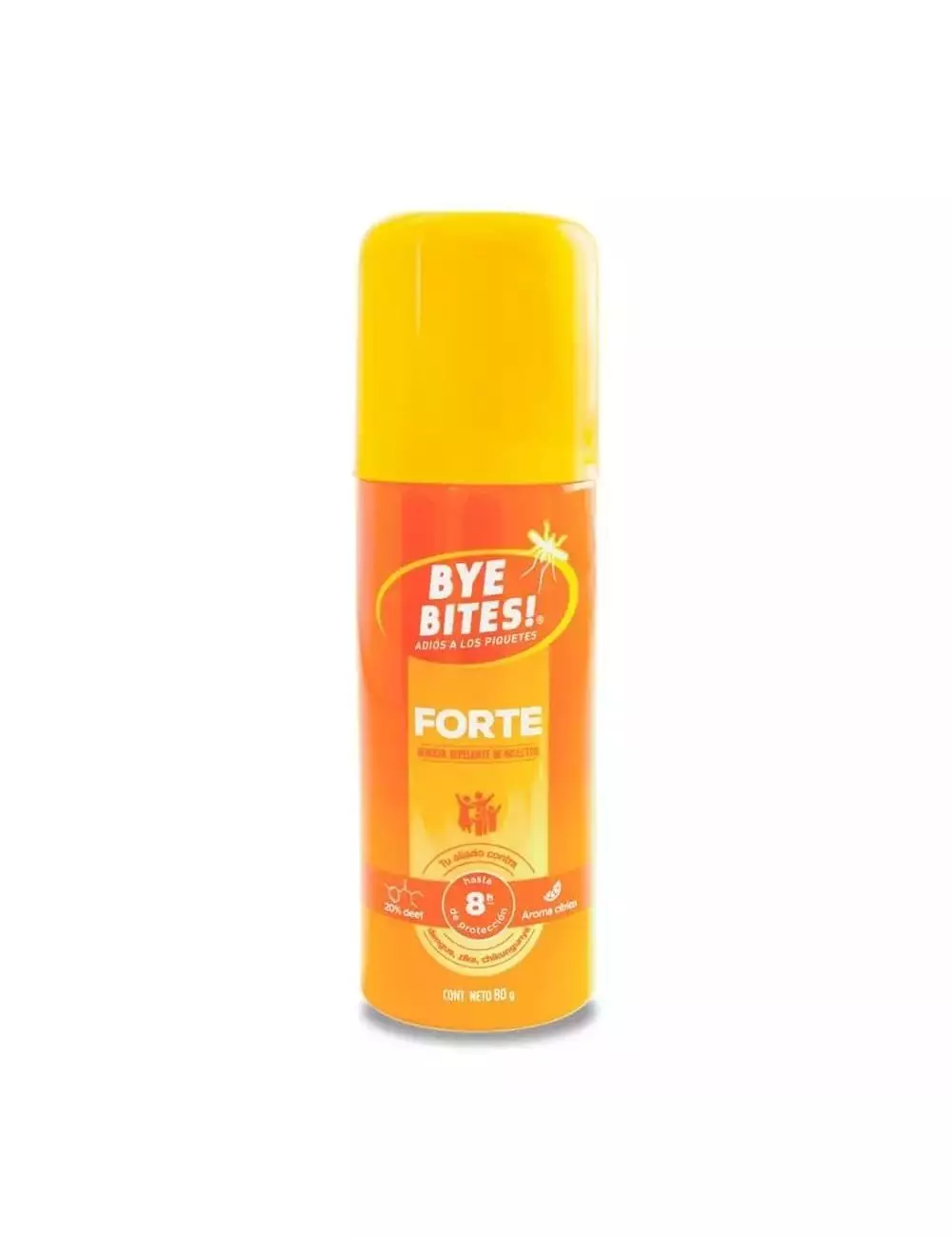 Bye Bites Active Forte 80 g Repelente Aerosol