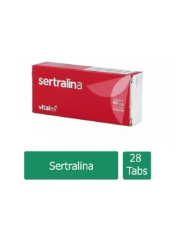 Sertralina 50 mg Caja Con 28 tabletas