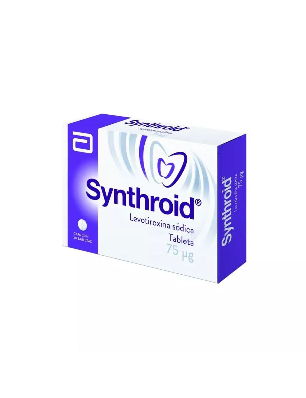 Synthroid 75 Mcg Caja Con 30 Tabletas