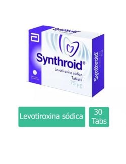 Synthroid 75 Mcg Caja Con 30 Tabletas