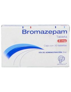 Bromazepam 3 mg Caja Con 30 Tabletas - RX1