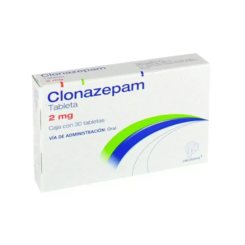 Precio Clonazepam 2 mg 30 tabletas | Farmalisto MX