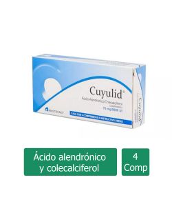 Cuyulid 70mg / 5600UI Caja Con 4 Comprimidos