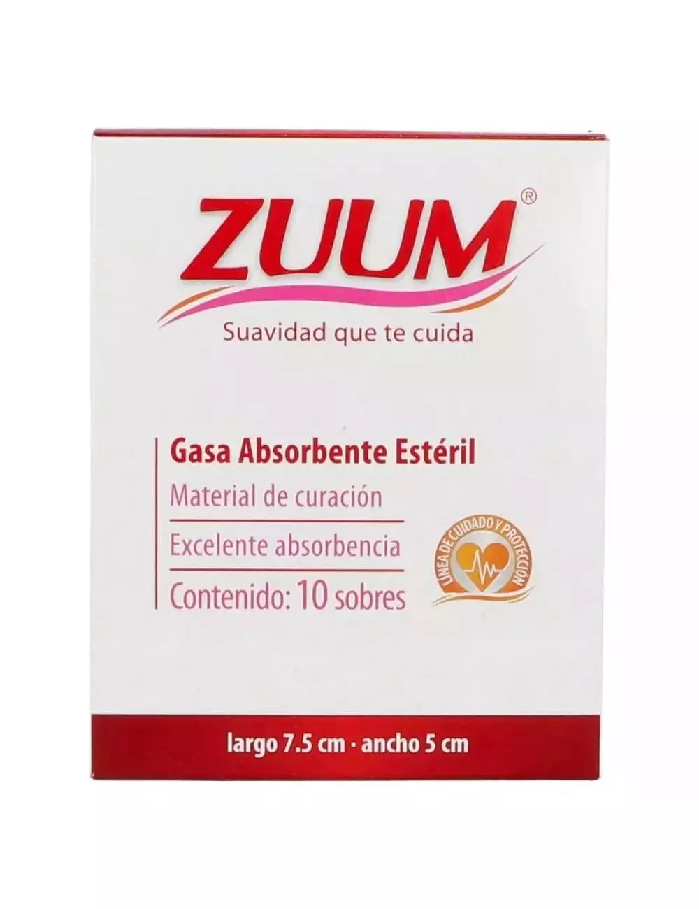 Zuum Gasa Absorbente Esterilizada