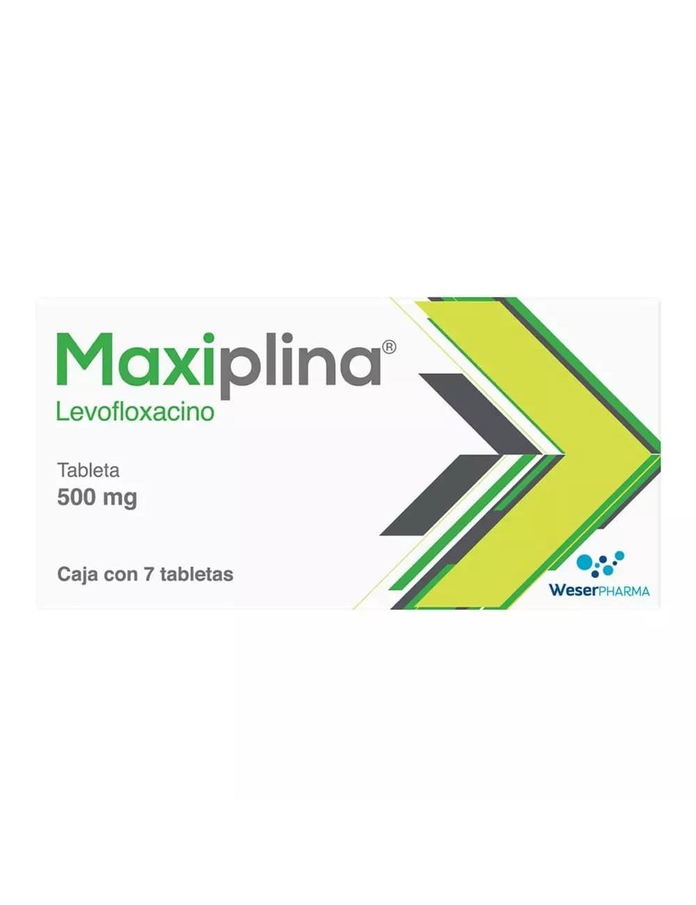 Maxiplina 500 mg Caja Con 7 Tabletas -RX2