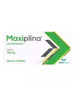 Maxiplina 750 mg Caja Con 5 Tabletas RX2