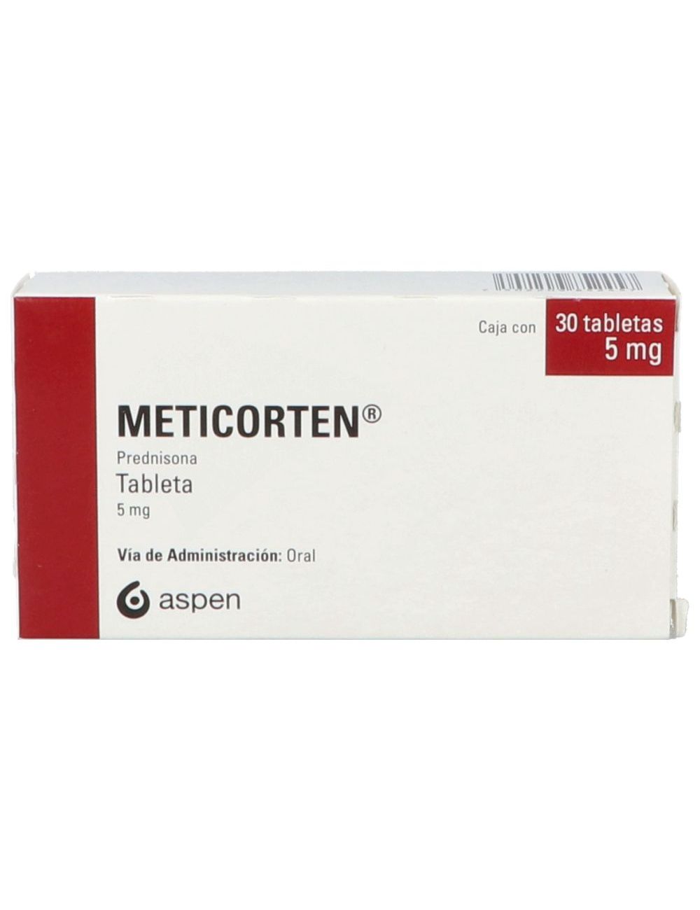 Meticorten 5 mg Caja Con 30 Tabletas