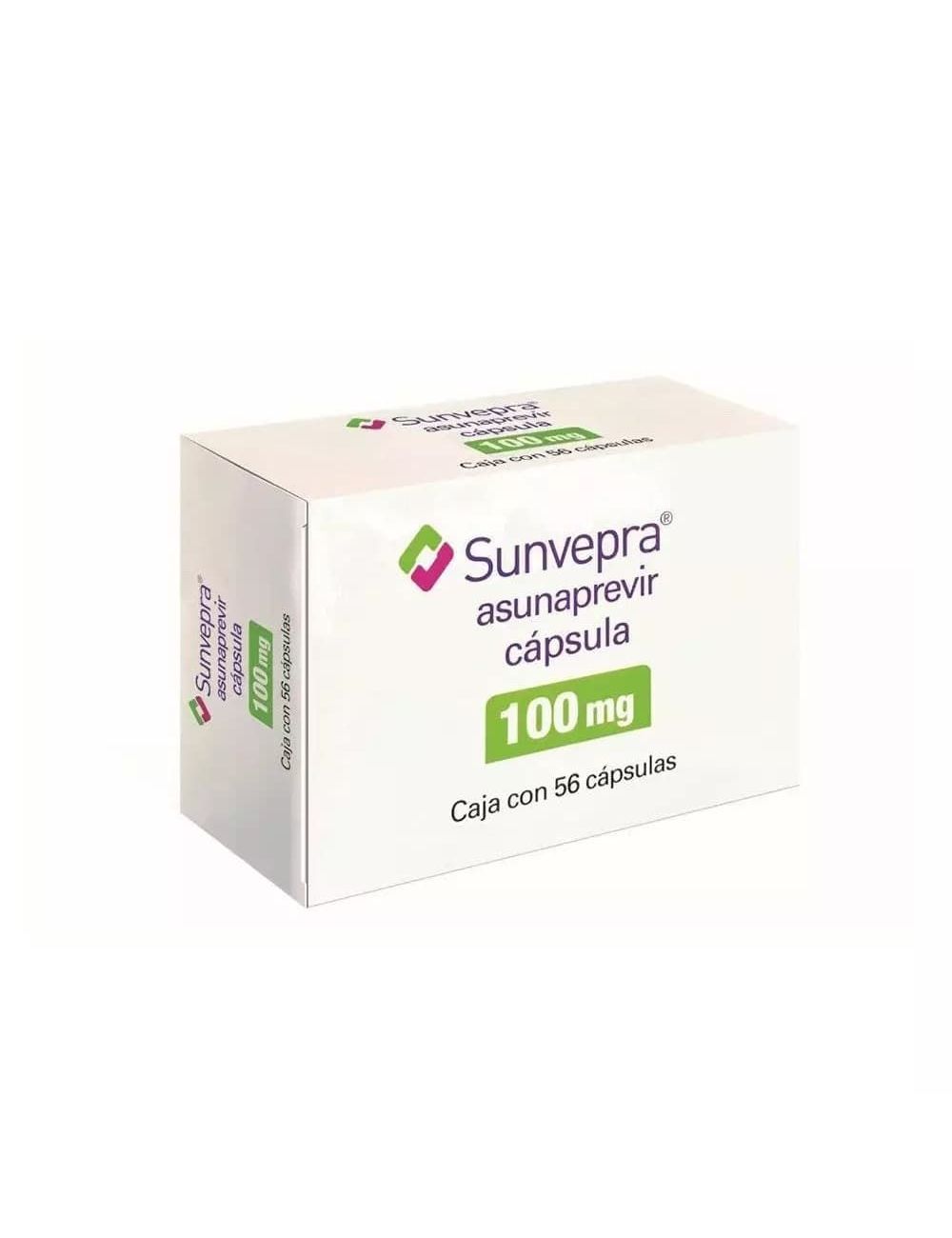 Sunvepra® 100 mg (Asunaprevir) - 56 cápsulas - Bristol Myers Squibb