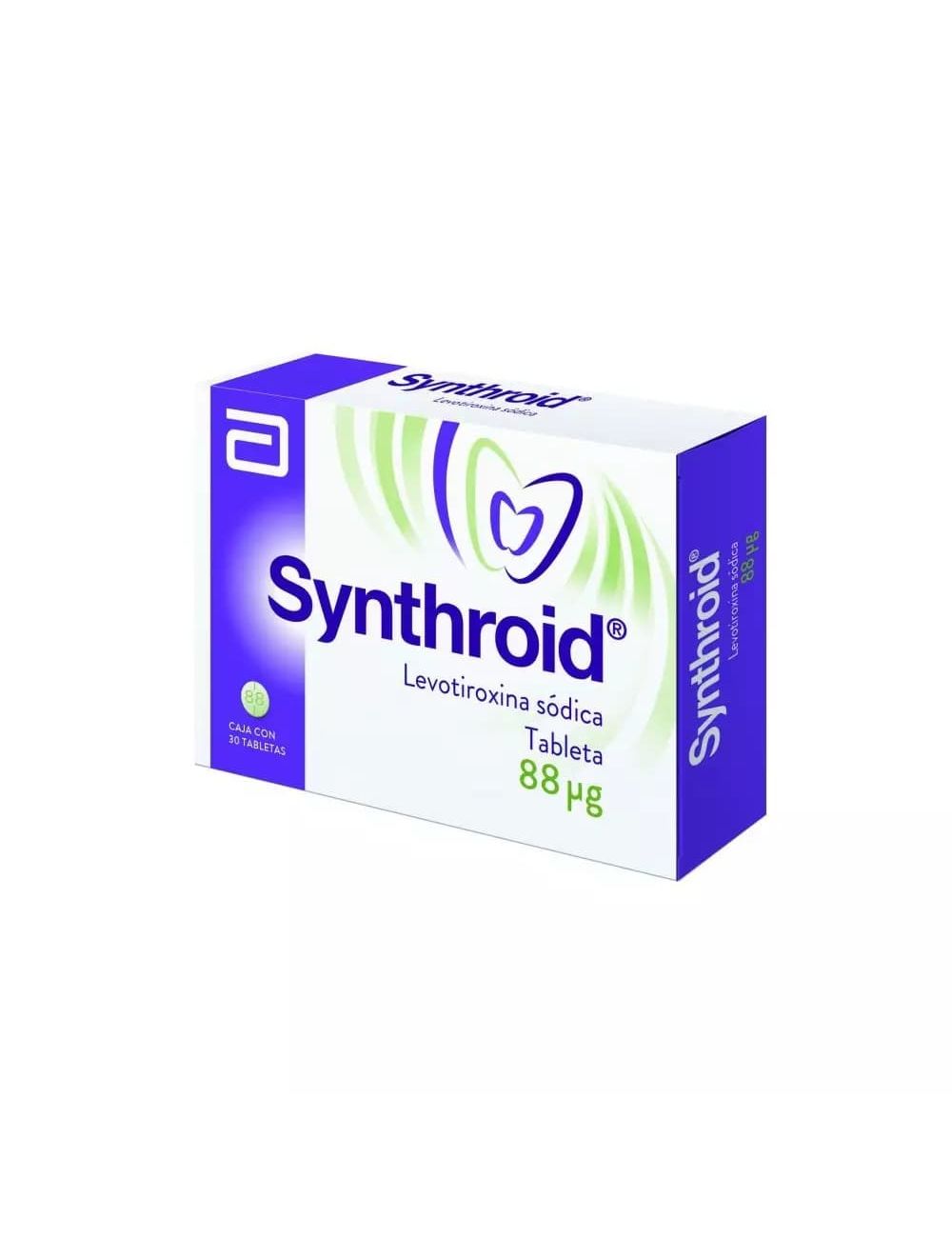 Synthroid 88 mcg Caja con 30 Tabletas