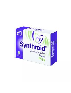 Synthroid 88 mcg Caja con 30 Tabletas